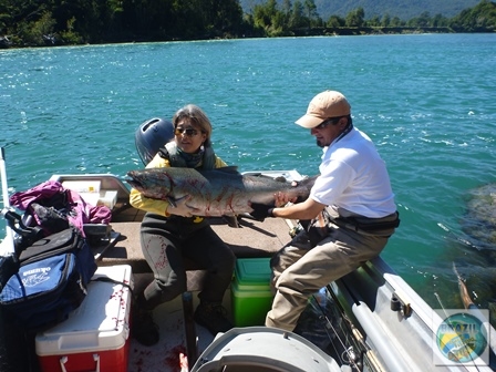 Fotos da pesca esportiva em Chaiten no Chile